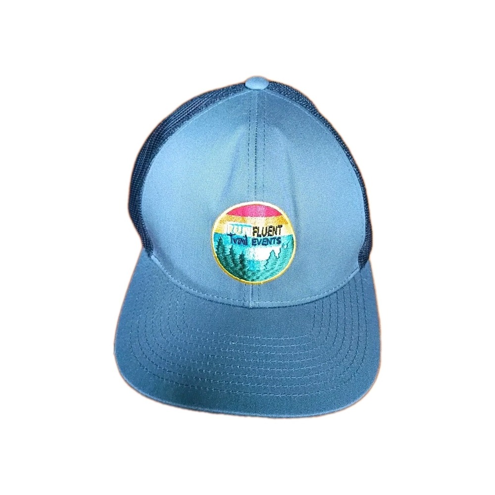 Pacific‎ Headwear 104C Pro Model Snapback Cap Hat Gray Polyester Blend Trail Run